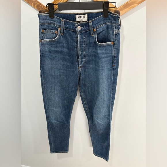 AGOLDE- HIGHRISE Nico Slimfit Crop Jeans - Picture 4 of 9